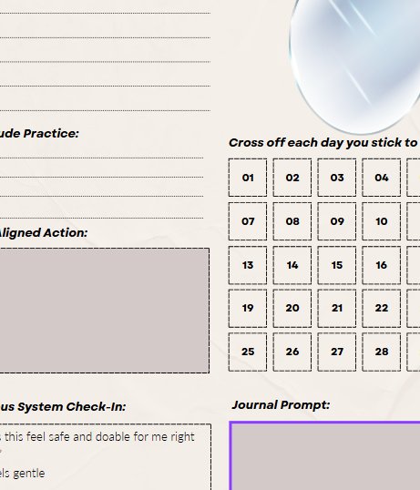 The Becoming Blueprint – Guided Visualization, Journal Prompts & Affirmations for Self-Discovery