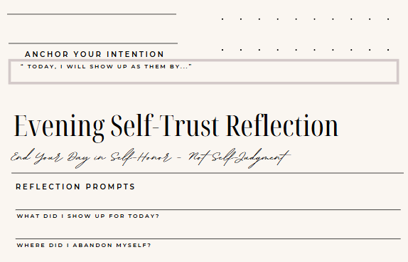 The Daily Momentum Kit – 6-Week Printable Planner & Ritual System for Alignment, Self-Trust & Future Self Embodiment